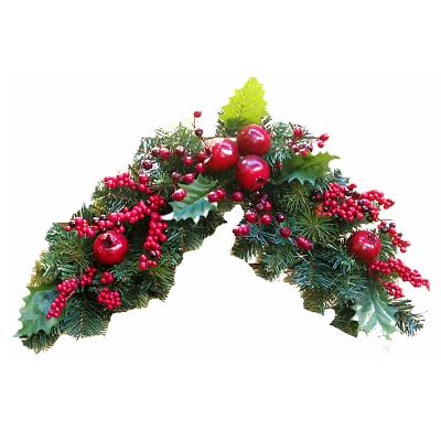 China Hanging Garland Berry Christmas Garland Artificial Red Christmas Ball Decoration Amazon Eco-Friendly Christmas Supplier for sale