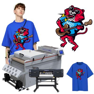 China Garment Stores Heat Transfer T-shirt Printing Jet Machine Supplier 60cm Digital White PET Film Vinyl Ink Jet Large Format DTF Printer White for sale