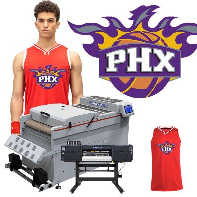 China Garment shops Baysoon DTF printer factory selling xp600 4720 i3200 direct 65cm T-shirt DTG directly to film printer for all fabric for sale