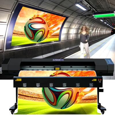 China Garment shops 160cm 180cm poster vinyl cable banner digital eco solvent printer with XP 600 print head for sale