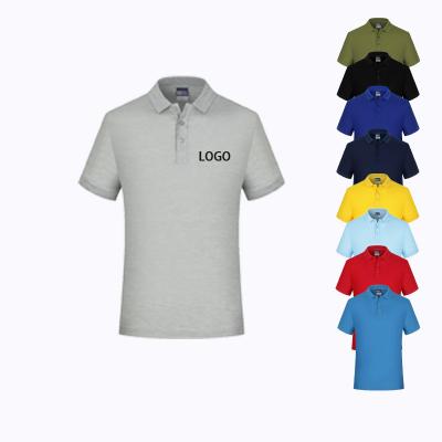 China Wholesale Custom Polo Shirts With Embroidery Logo 100% Cotton Printing Blank Polo t Shirt Men's Golf Polo Shirt for sale