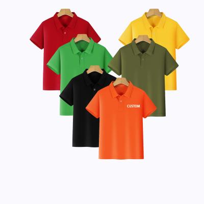 China Custom Kids Boys And Girls Plain Blank Short Sleeve Children Kid Cotton Polo Shirts Blank for sale