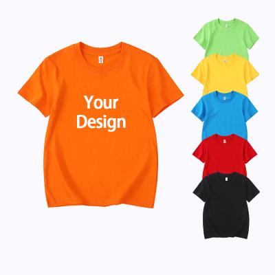 China Wholesale Custom Blank Children T-Shirts Plain Printing Kids t-Shirt Cotton Oversize Girls Boys for sale