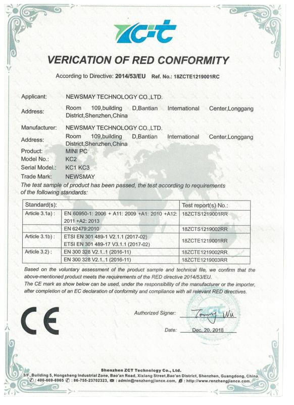 ZCT - Newsmay Technology Co.,limited