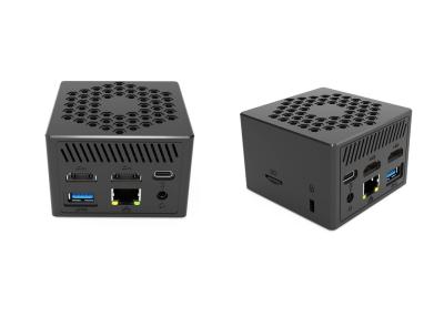 China Van de de Zakgrootte van PC Dubbele HDMI 3xUSB3.0 van doospc N4500 Mini Minipc van Intel Celeron Te koop