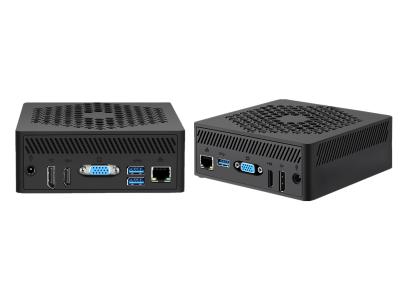 China N4505 N5105 N6005 Fanless Mini PC HDMI DP VGA 6xUSB Ports Barebone Mini Computer zu verkaufen