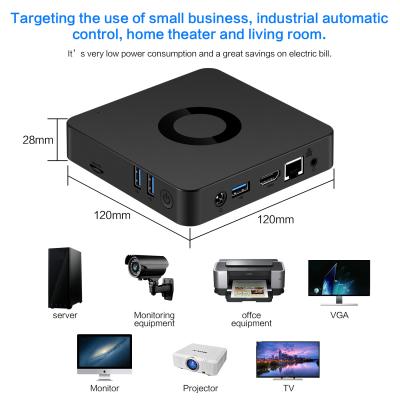 China AC5 Onboard CPU N4000/N4100 Fanless Mini Computer 128GB EMMC for sale