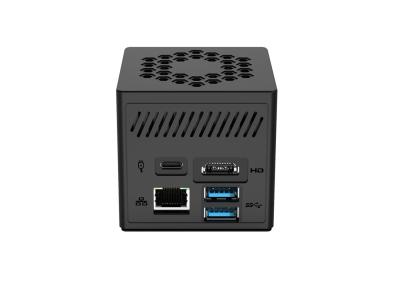 China LPDDR4 4GB Intel Celeron Mini PC Intel Gemini Lake J4125 CPU 128 SSD for sale