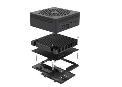 China 512GB SSD Fanless Mini PC Intel Jasper Lake N4505 CPU VGA DP HDMI 32GB RAM for sale