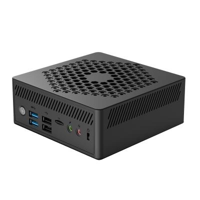 China N5105 FANLESS BOX PC Barebone Mini PC DDR4 RAM M.2 2280 SSD HDMI DP VGA DISPLAY for sale