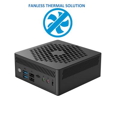 China PENTIUM-SILBERNER N6005 FANLESS MINIpc WiFi 6 Gigabit lan HDMI ANZEIGE DPs VGA zu verkaufen