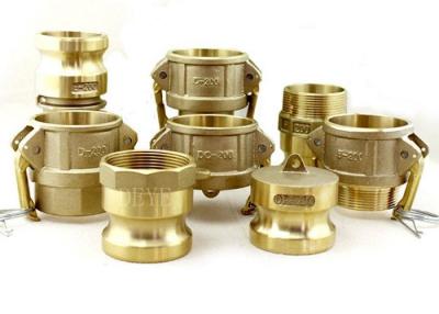 China 3' 4' 5' 6' 8' 10' 12' Brass Quick Camlock Coupling Te koop