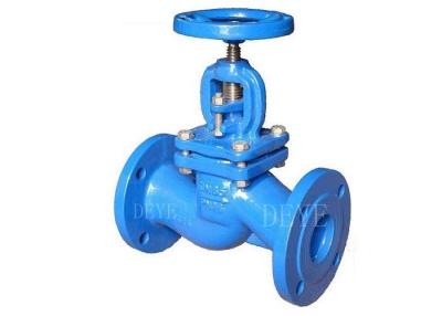 China DIN PN10 PN16 Water Valve Cast Ductile Iron Globe Valves With Brass Or Bronze Seat for sale