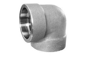 China 90 Deg High Pressure Pipe Fittings Stainless Steel Socket Ends High Pressure Elbow for sale