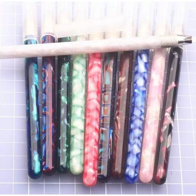 China Custom Acetate Acetate Tube For Engraving Pen Engraving Pencil Make Up Brush Handle Accessories for sale