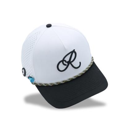 China Unisex 3D Embroidery Golf Hat Waterproof Y2K Sporty Style for Comfort and Durability for sale