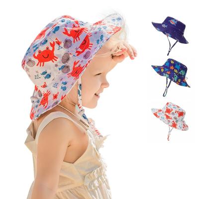 Cina Cappello estivo per bambini unisex UPF 50 con cintura e protezione in vendita