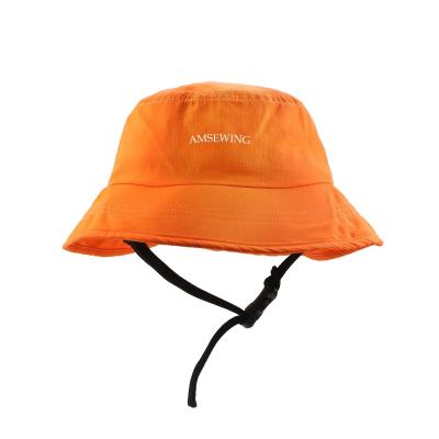 China Enjoy Shopping with This Waterproof Adjustable Safety Chin Strap Sunscreen Bucket Hat for sale