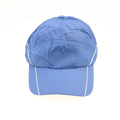 China Panel Style 6-Panel Hat Custom Quick Dry Running Sports Hat With Logo Design for sale