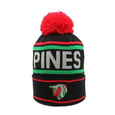 China Image Style Embroidery Private Label Beanie Hats Outdoor Warmer Beanie Cap for Adults for sale