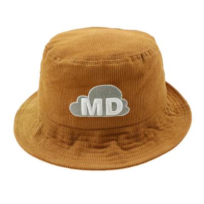 China Corduroy Bucket Hat With Satin Lining And Camouflage Material Mens for sale