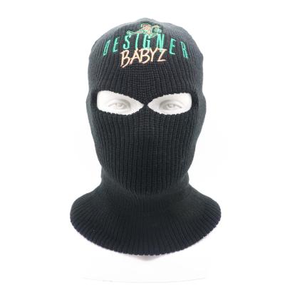 China Custom Logo Camo Sunblock Full Face Mask Winter Knitted Hat for Fishing Outdoor Sports for sale