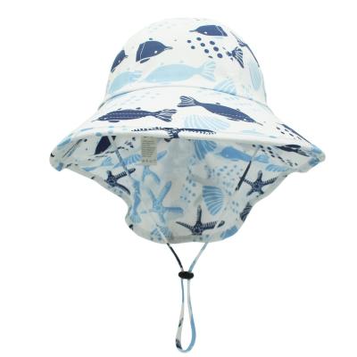 China Applicable Season Summer Sun Protection Hat for Kids Wide Brim Play Hat for sale