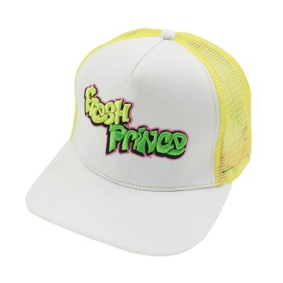 China Baseball Fresh Prince Homens Outdoor Trucker Chapéus Tecido Comum Características Estilo de Caráter à venda