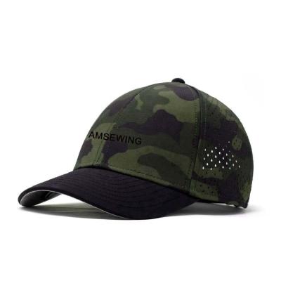 China Custom Game Hydro Olive Camo Laser Perforated Holes Hats ODM Designs for Outdoor Fun for sale