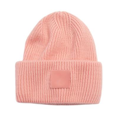 China Fabric Feature COMMON Recycled Material Eco Friendly 100%RPET Yarn Beanie Knitted Hat for sale