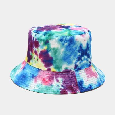 China Experience Comfort And Durability Custom Tie-Dye Bucket Hat In Multi Colors for sale