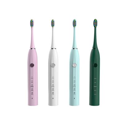 China Battery Powered Sonic Powered Toothbrush Logo Personalized Teeth Whiten Electric Toothbrush for sale