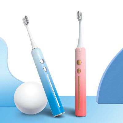 China Battery Powered Sonic Electric Toothbrush Powerful Sonic Cleaning Electronic Toothbrush for sale