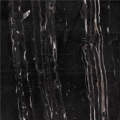 China Modern High Quality Natural Black Marble Sliver Black Slabs Marble Tile For Flooring Countertops Decoration for sale