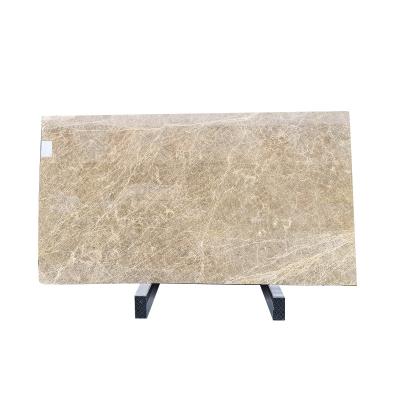 China Modern french light brown natrual marble brown color chinese marble brown with gold emperador light for sale