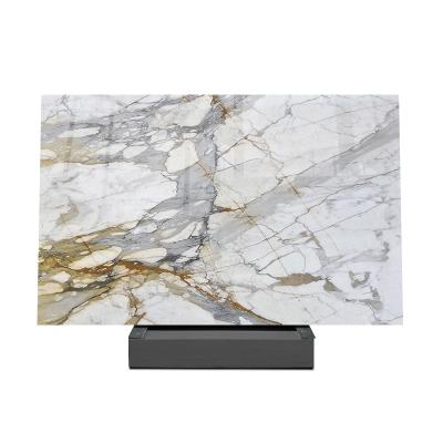 China Italy modern vain vagli calacata vein white gold extra marble slab for wall and floor for sale