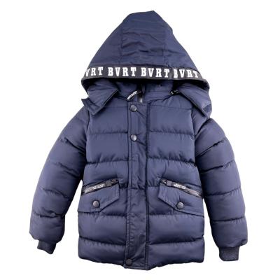 China 1-5 Years Old Children's Coat Windproof Leisure Anti-wrinkle Winter Medium Warm Hooded Long Children's Cotton Outdoor Coat for sale