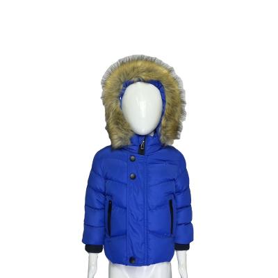 China The new winter of 2022 boys 1-5YEARS viable down the middle clothes and long polyester padded down jacket for sale