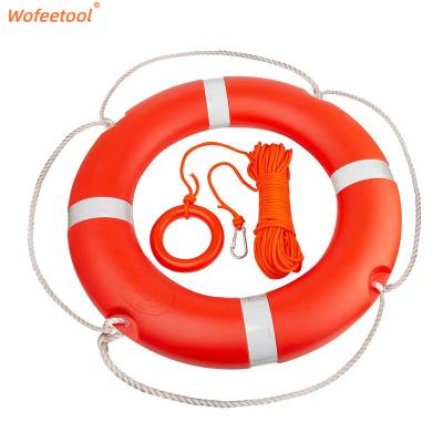 China Life Saving Rescue Water Sports Wear SOLAS Marine Life buoy Ring 2.5kg SOLAS Life Ring HDPE material for sale