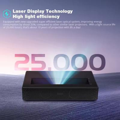 China Ultra Short Throw Meeting Portable Powerpoint Projector DLP 4K 6000 Lumen for sale