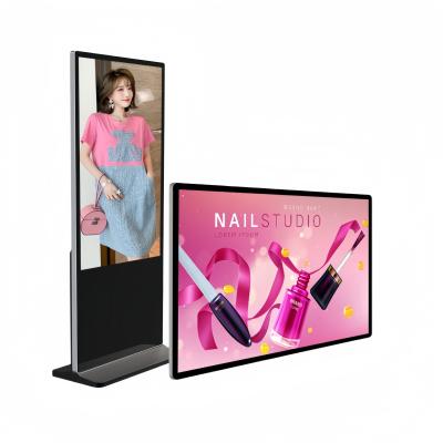 China 43inch Floor Standing Advertising Display Kiosk LCD Screen Quad Core for sale