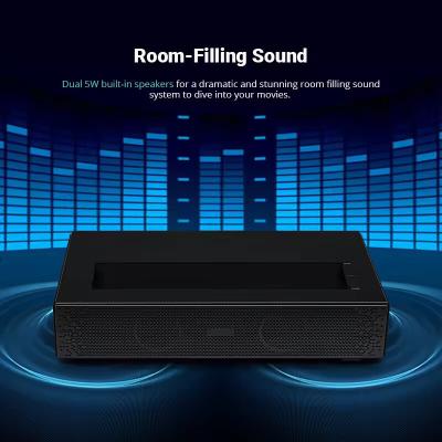 China Bluetooth Laser Home Theater Projectors DLP Wireless Laser TV Ultra Short Throw for sale