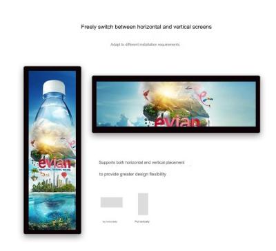 China HDMI Small Wall Mounted Advertising Display Touch Screen Monitor 15.6 Inch for sale