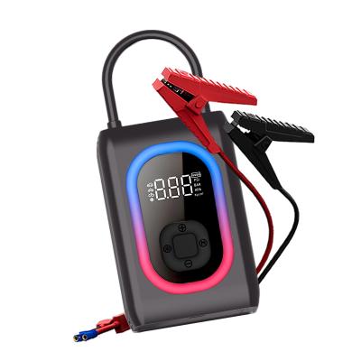 China AP06 12V 1000A Car Motor Power Booster Jump Starter Electric Car Tire Inflator with Tire Pressure Detection for sale