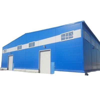 China Steel Structure Industrial Industrial Shed For Warehouse Steel Structure Warehouse With Crane for sale