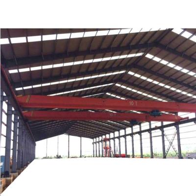 China Steel Workshop Heavy Duty Steel Structure Workshop Plant With Overhead Bridge Cranes for sale