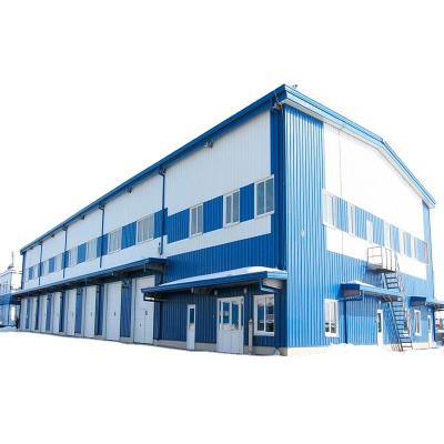 China House Steel Fabricated Steel Structure Shed Metal Workshop Building Garage Workshop Factory Manufacturer for sale