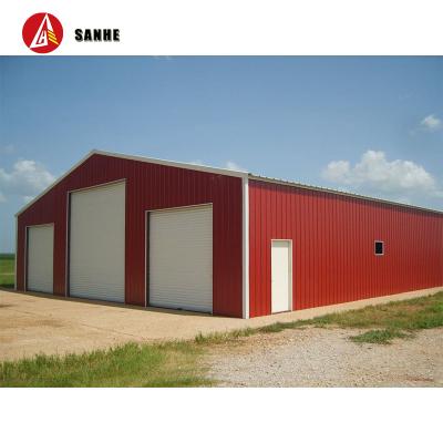 China 2021 Sanhe Workshop Metal Building Steel Shed Storage Shed And Storage for sale