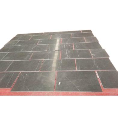 China Modern Cheap Chinese Polished Black Luxury Natural Marble Flooring Tiles Price for sale