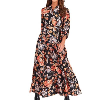 China Anti-Static Floral Dress Women Dress Boutiques Boho Dress Thailand Bangkok for sale